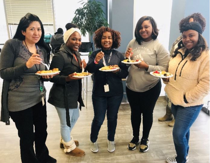 Pie Contest a Hit with Hollis Cobb Staff