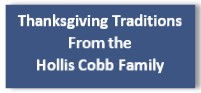 Hollis Cobb Team Shares Thanksgiving Messages